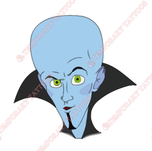 Megamind Customize Temporary Tattoos Stickers NO.3391